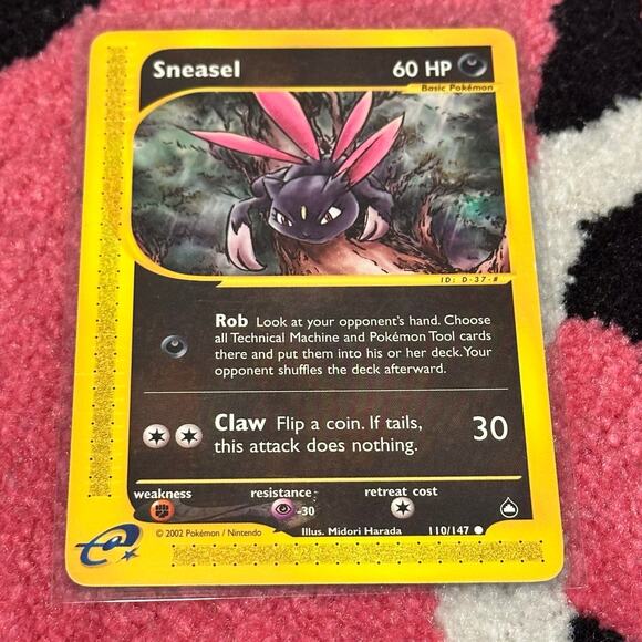 Sneasel #110 – Aquapolis – As Pictured - Picture 1 of 6